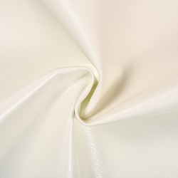 Ткань Дерматин (Кожзам) для мебели, цвет Белый (на отрез)  в Чите