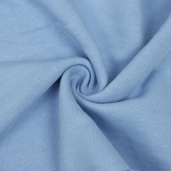 Ткань Футер 3-х нитка, Петля, цвет Светло-Голубой (на отрез)  в Чите