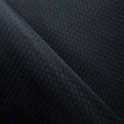 Ткань Оксфорд 300D PU Рип-Стоп СОТЫ, цвет Черный (на отрез)  в Чите