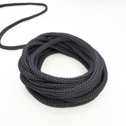 Шнур для одежды d-4.5мм, цвет Серый (на отрез)  в Чите