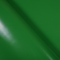 Тентовый материал ПВХ 450 гр/м2, Зелёный (Ширина 160см), на отрез  в Чите, 450 г/м2, 799 руб