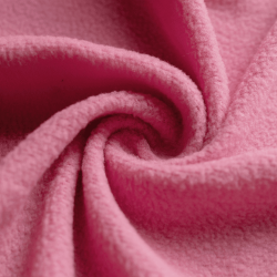 Флис Односторонний 130 гр/м2, цвет Розовый (на отрез)  в Чите