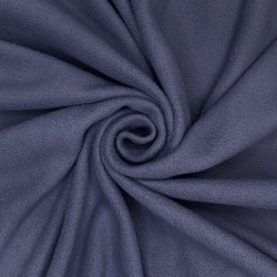 Ткань Флис Односторонний 130 гр/м2, цвет Темно-серый (на отрез)  в Чите