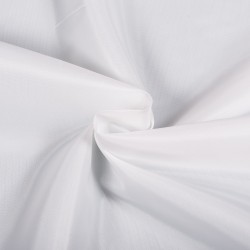 Ткань подкладочная Таффета 190Т, цвет Белый (на отрез)  в Чите