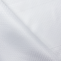 Ткань Оксфорд 300D PU Рип-Стоп СОТЫ, цвет Белый (на отрез)  в Чите
