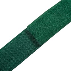 Контактная лента 40мм (38мм) цвет Зелёный (велькро-липучка, на отрез)  в Чите