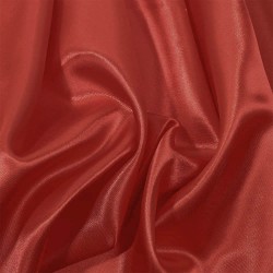Ткань Атлас-сатин, цвет Красный (на отрез)  в Чите