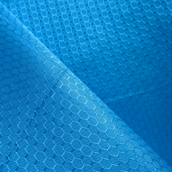 Ткань Оксфорд 300D PU Рип-Стоп СОТЫ, цвет Голубой (на отрез)  в Чите