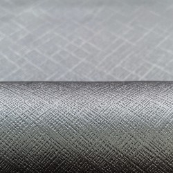 Ткань Блэкаут для штор светозатемняющая 100% &quot;Орнамент Серый&quot; (на отрез)  в Чите